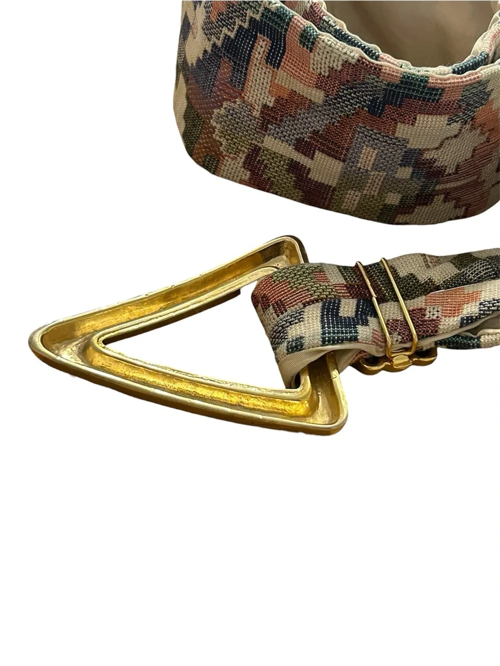 Vintage Ginnie Johansen Tapestry Belt